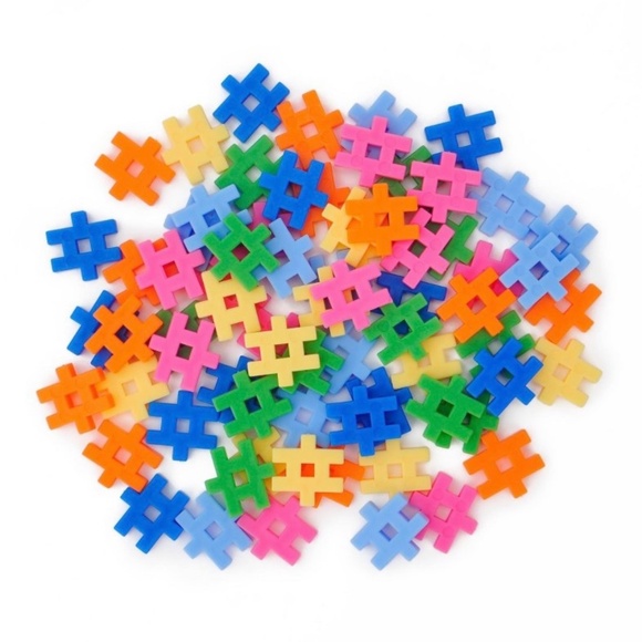 5 Sets Target Hashtag Building Blocks Multicolor - Picture 4 of 5